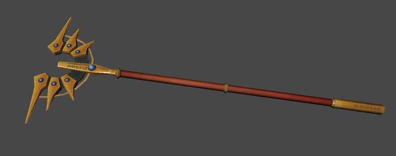 Magic Staff Bundle Low-poly 3D model_10