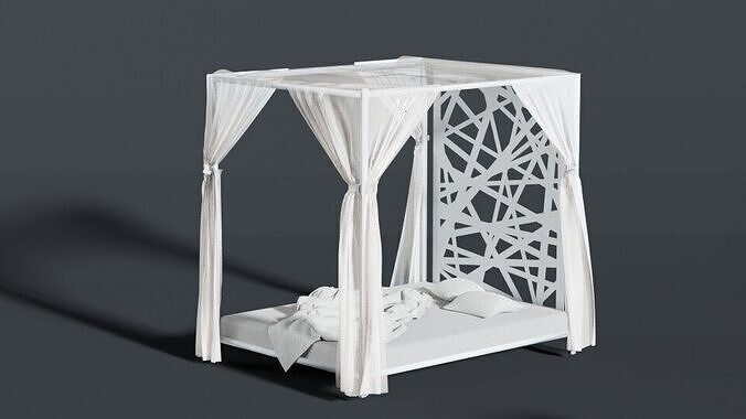 Exterior Garden Bed Free 3D model