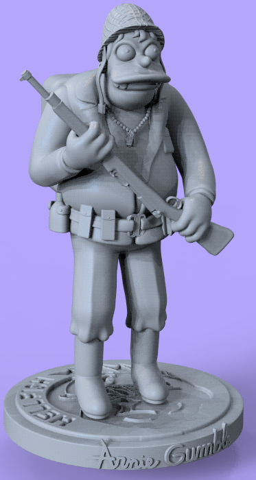 HELLFISH ARNIE GUMBLE - PARTS AND COMPLETE 3D print model_11