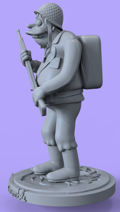 HELLFISH ARNIE GUMBLE - PARTS AND COMPLETE 3D print model_8