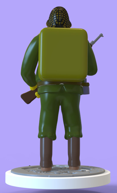 HELLFISH ARNIE GUMBLE - PARTS AND COMPLETE 3D print model_3