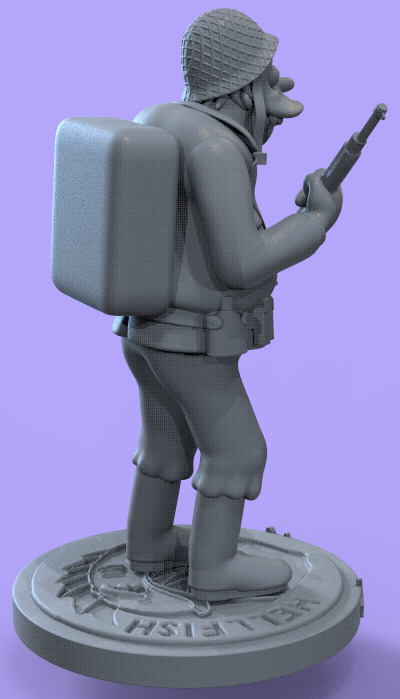 HELLFISH ARNIE GUMBLE - PARTS AND COMPLETE 3D print model_10