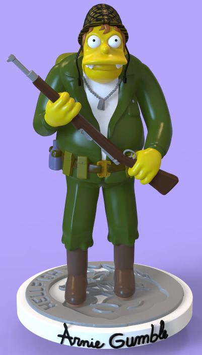 HELLFISH ARNIE GUMBLE - PARTS AND COMPLETE 3D print model_6