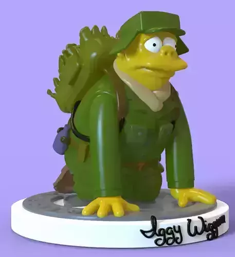 HELLFISH IGGY WIGGUM - PARTS AND COMPLETE 3D print model