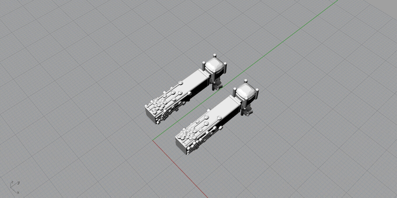 Earrings 3D print model_11