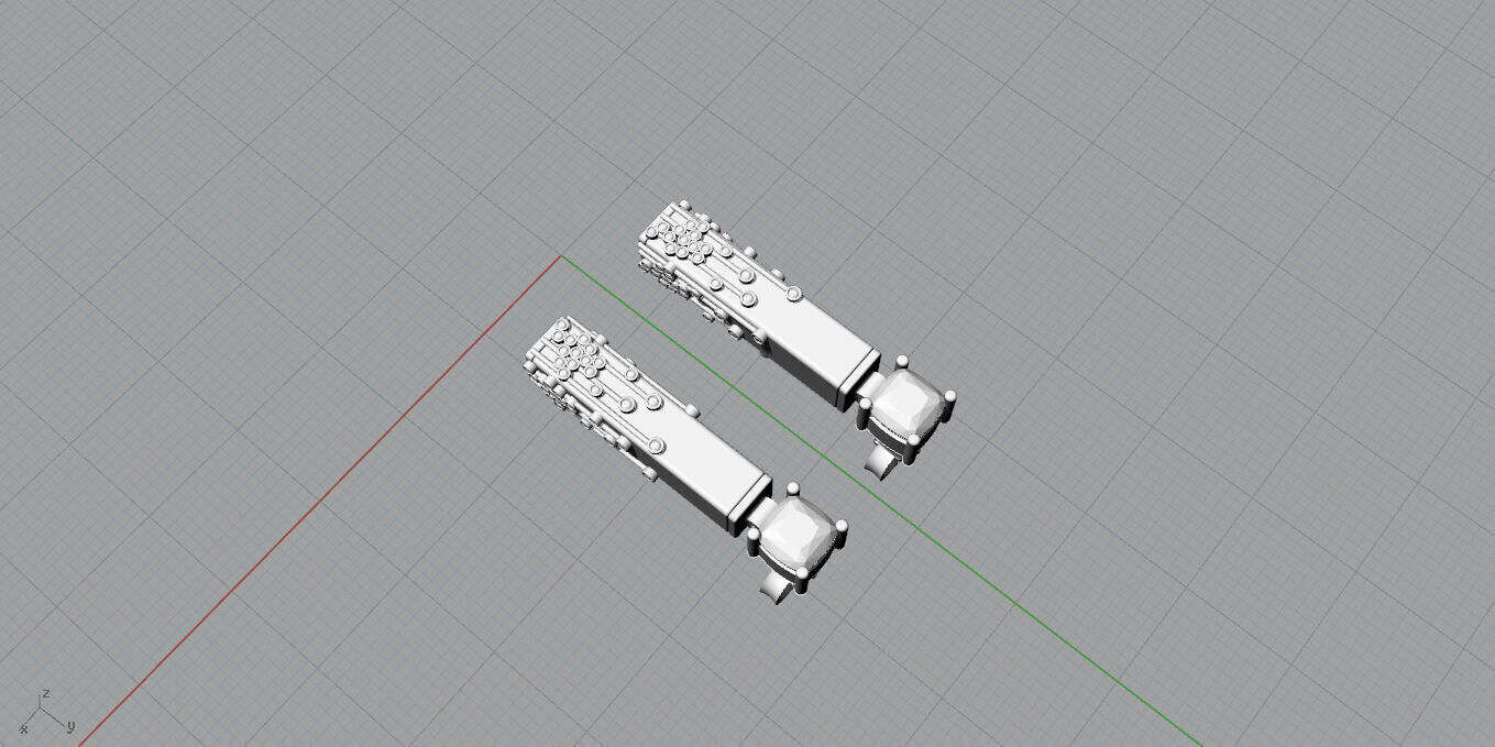 Earrings 3D print model_13