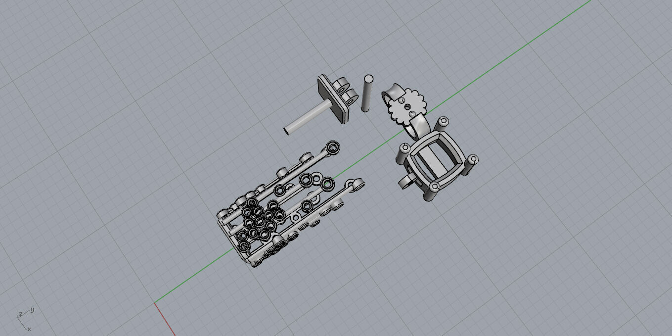 Earrings 3D print model_24