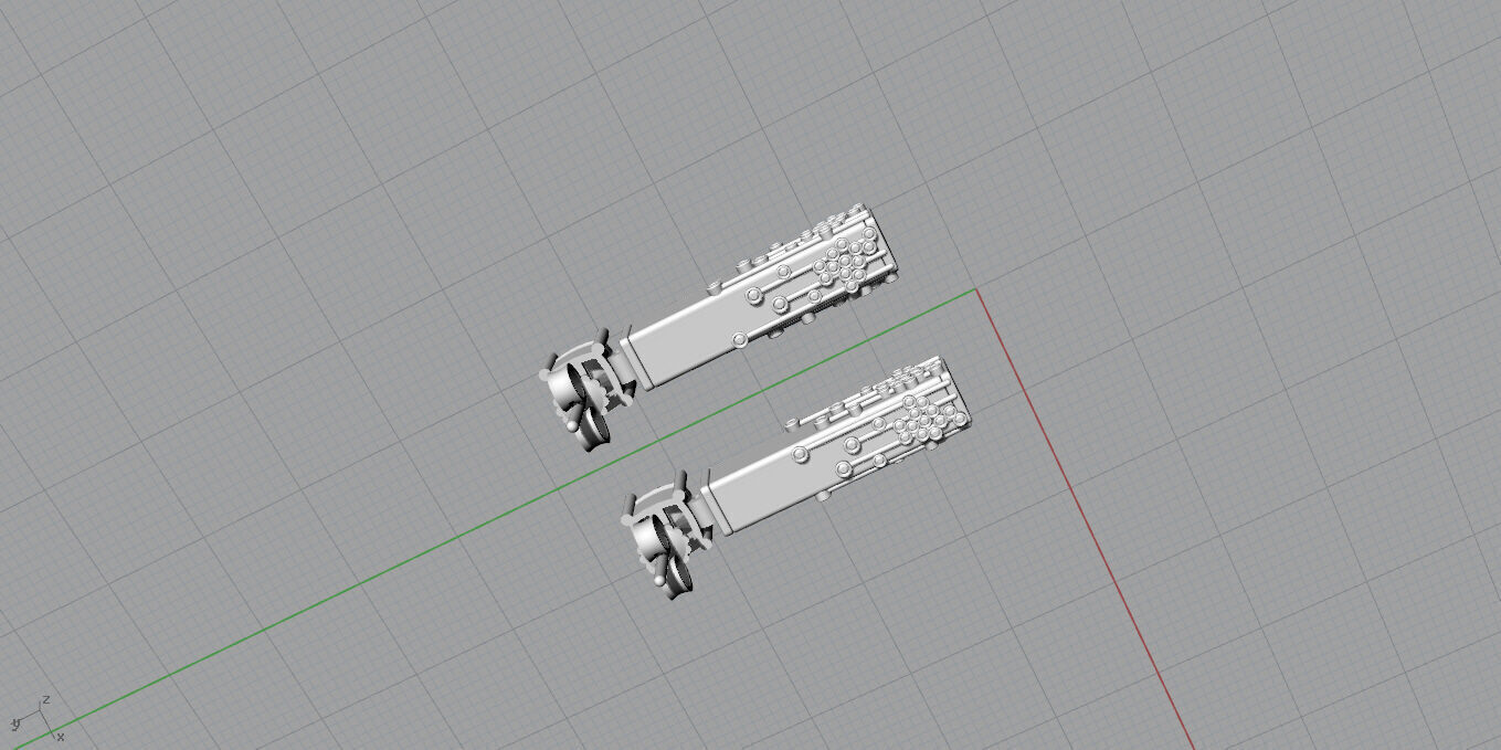 Earrings 3D print model_10
