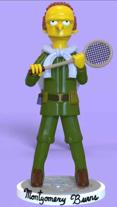 HELLFISH MONTI BURNS - PARTS AND COMPLETE 3D print model_0