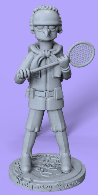 HELLFISH MONTI BURNS - PARTS AND COMPLETE 3D print model_14