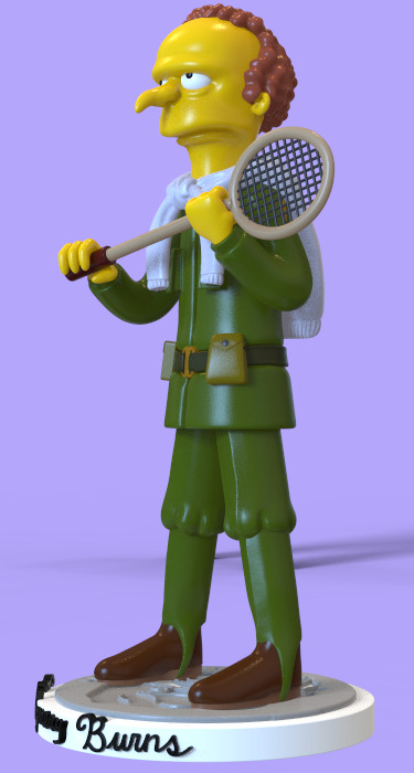 HELLFISH MONTI BURNS - PARTS AND COMPLETE 3D print model_1