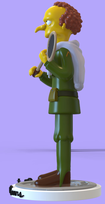 HELLFISH MONTI BURNS - PARTS AND COMPLETE 3D print model_3