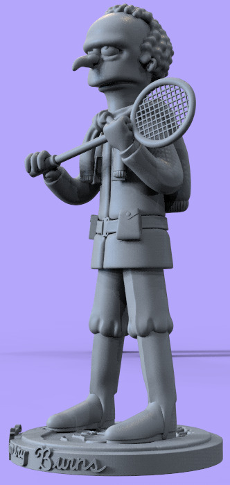 HELLFISH MONTI BURNS - PARTS AND COMPLETE 3D print model_9