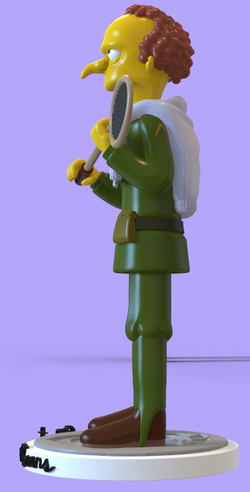 HELLFISH MONTI BURNS - PARTS AND COMPLETE 3D print model_2