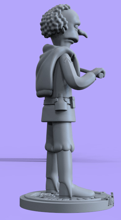 HELLFISH MONTI BURNS - PARTS AND COMPLETE 3D print model_12