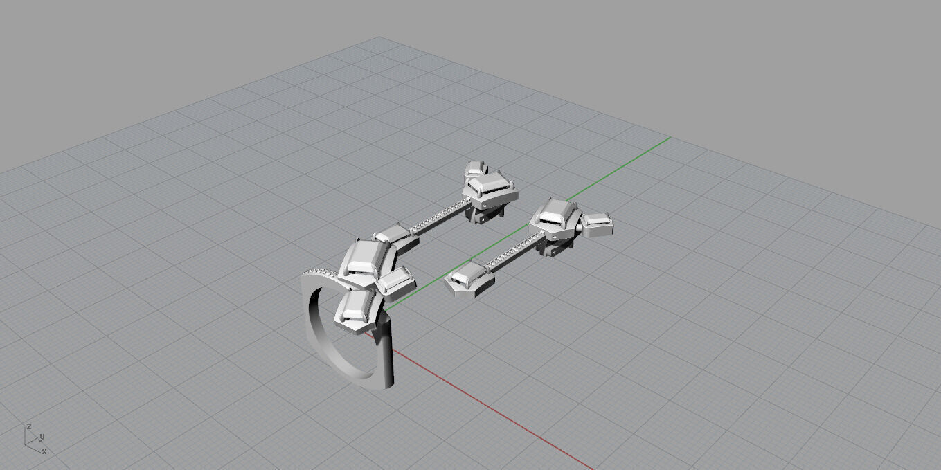 Ring and Earrings 3D print model_6