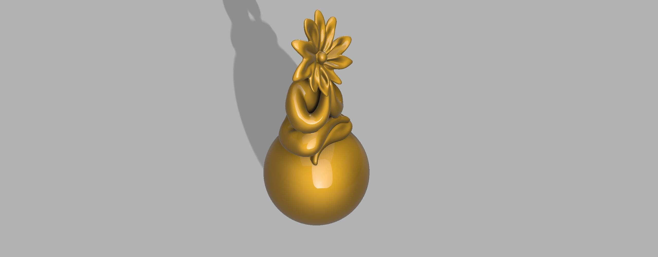 Ceramic Flower Sculptures - Cazamic 3D model_18