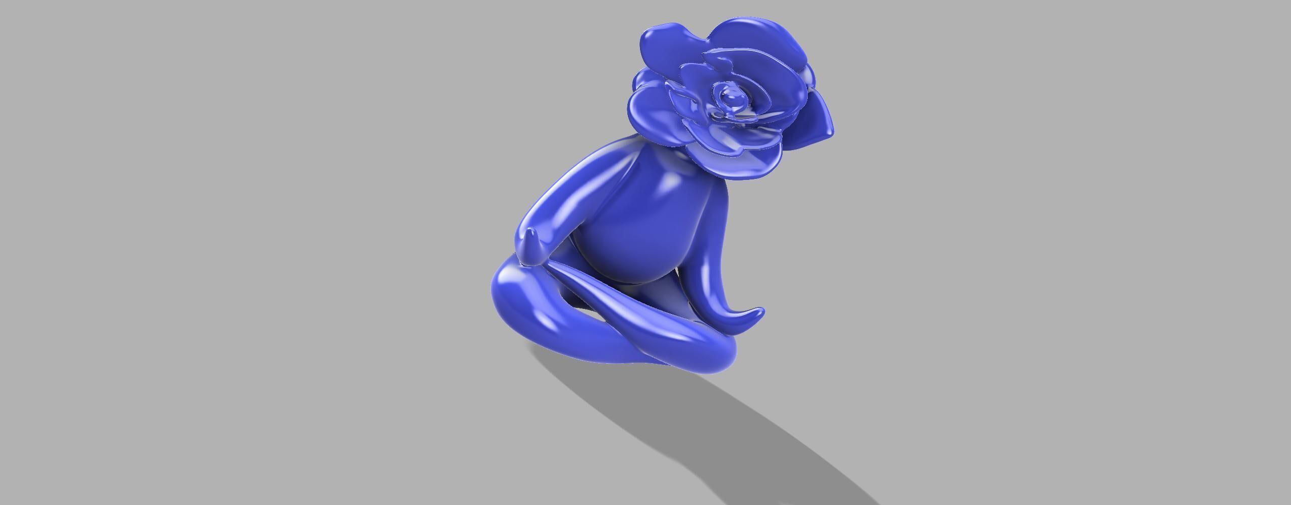 Ceramic Flower Sculptures - Cazamic 3D model_16