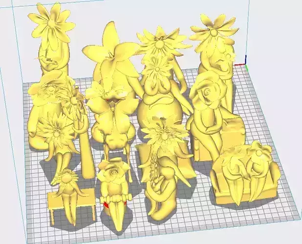 Ceramic Flower Sculptures - Cazamic