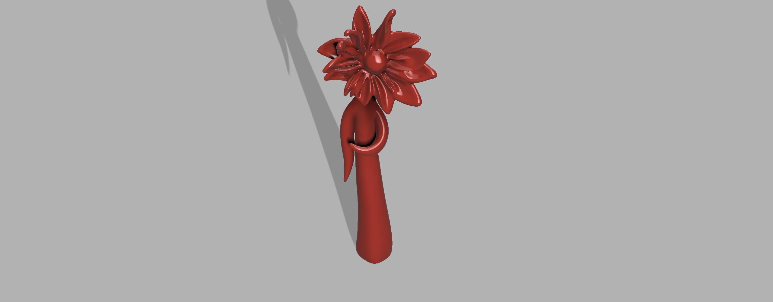 Ceramic Flower Sculptures - Cazamic 3D model_4