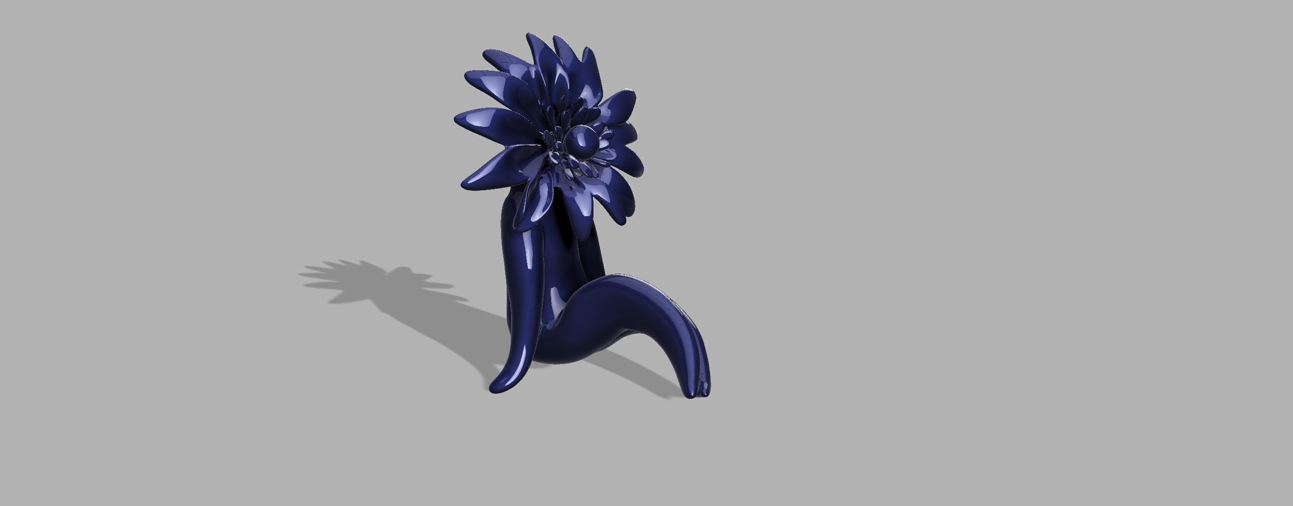 Ceramic Flower Sculptures - Cazamic 3D model_21