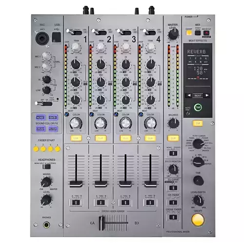 DJ Mixer Pioneer DJM-850  3D model