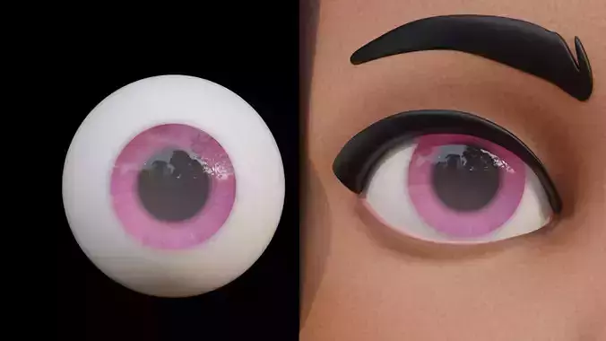 Cartoon eyes