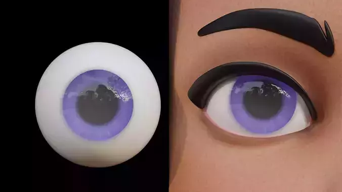 Cartoon eyes