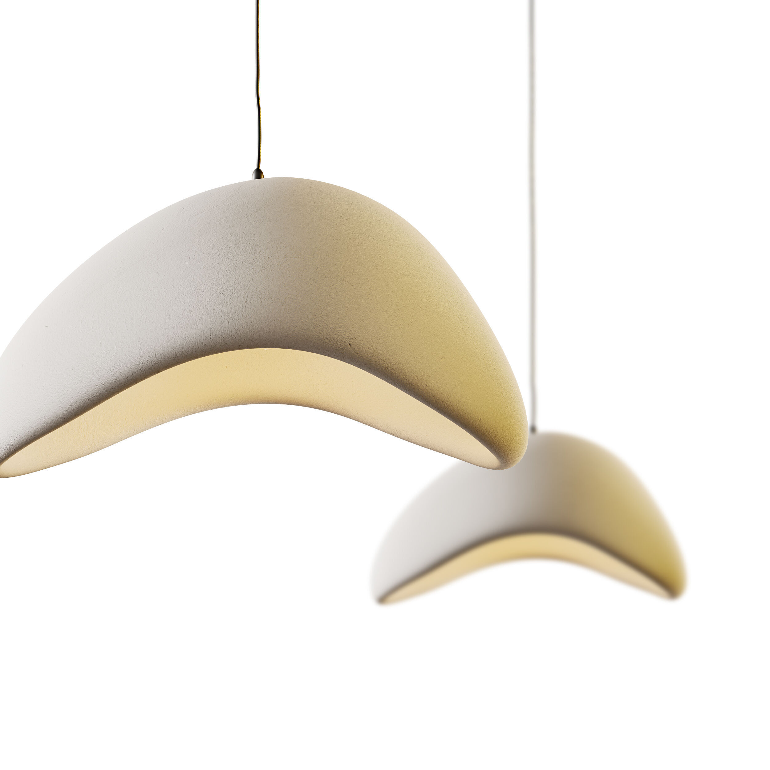 Wabi Sabi Pendant Light A 3D model_10