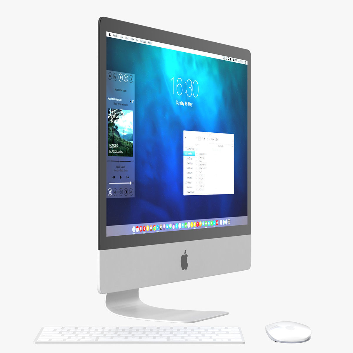 Apple iMac 3D model_2