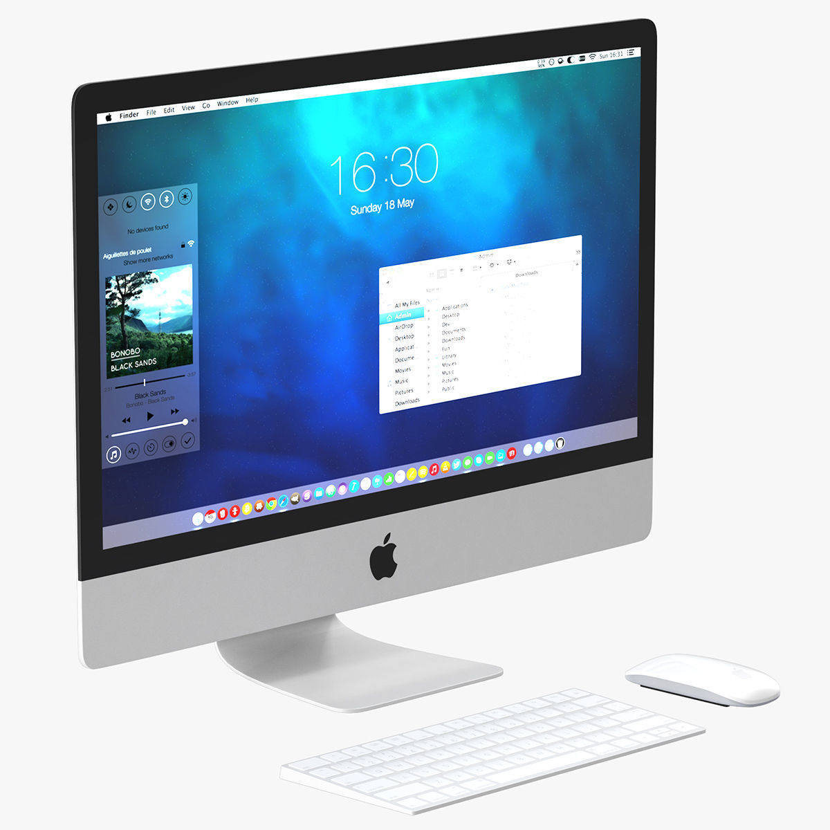 Apple iMac 3D model_1