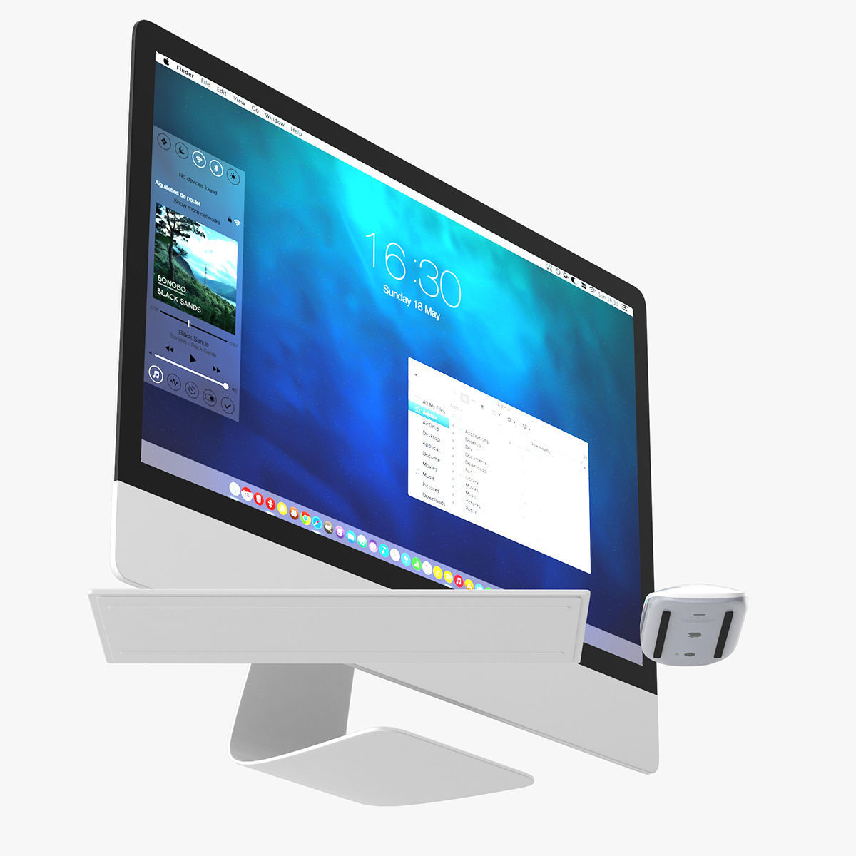 Apple iMac 3D model_4