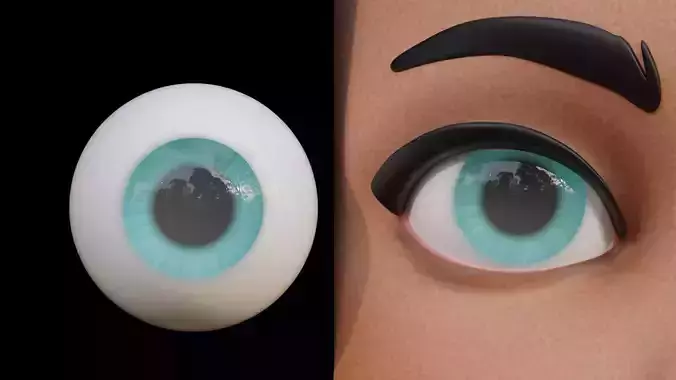Cartoon eyes