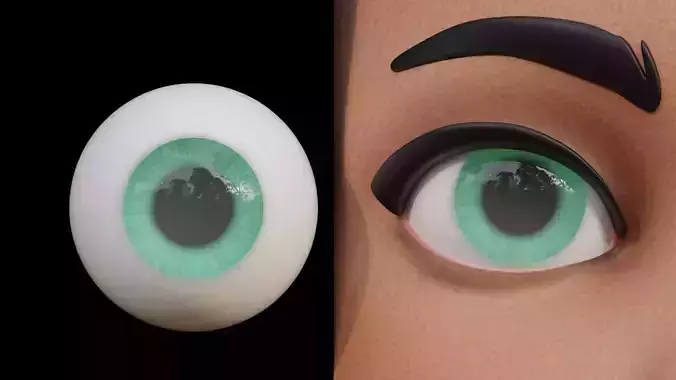 Cartoon eyes