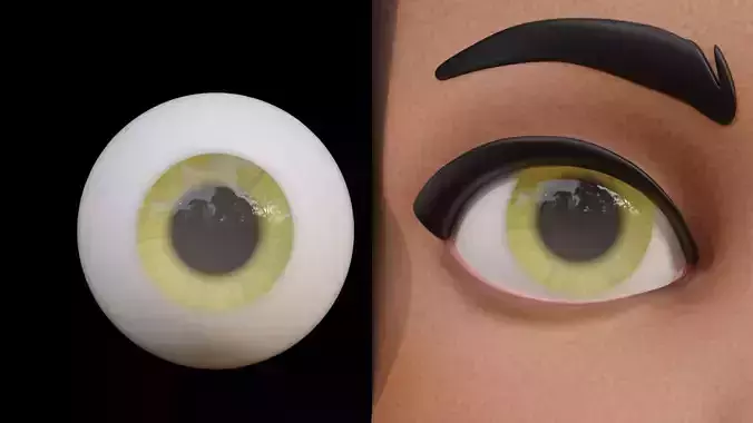 Cartoon eyes