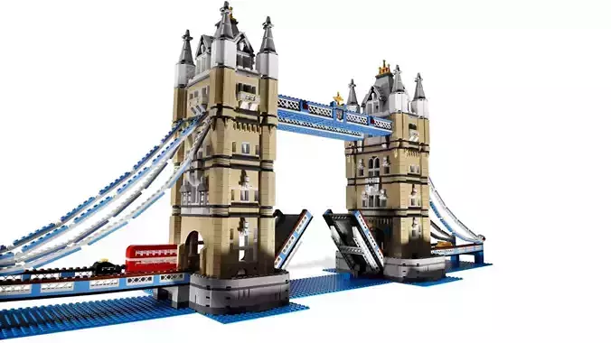 TwindBricks3D - 10214 Tower Bridge 3D print model