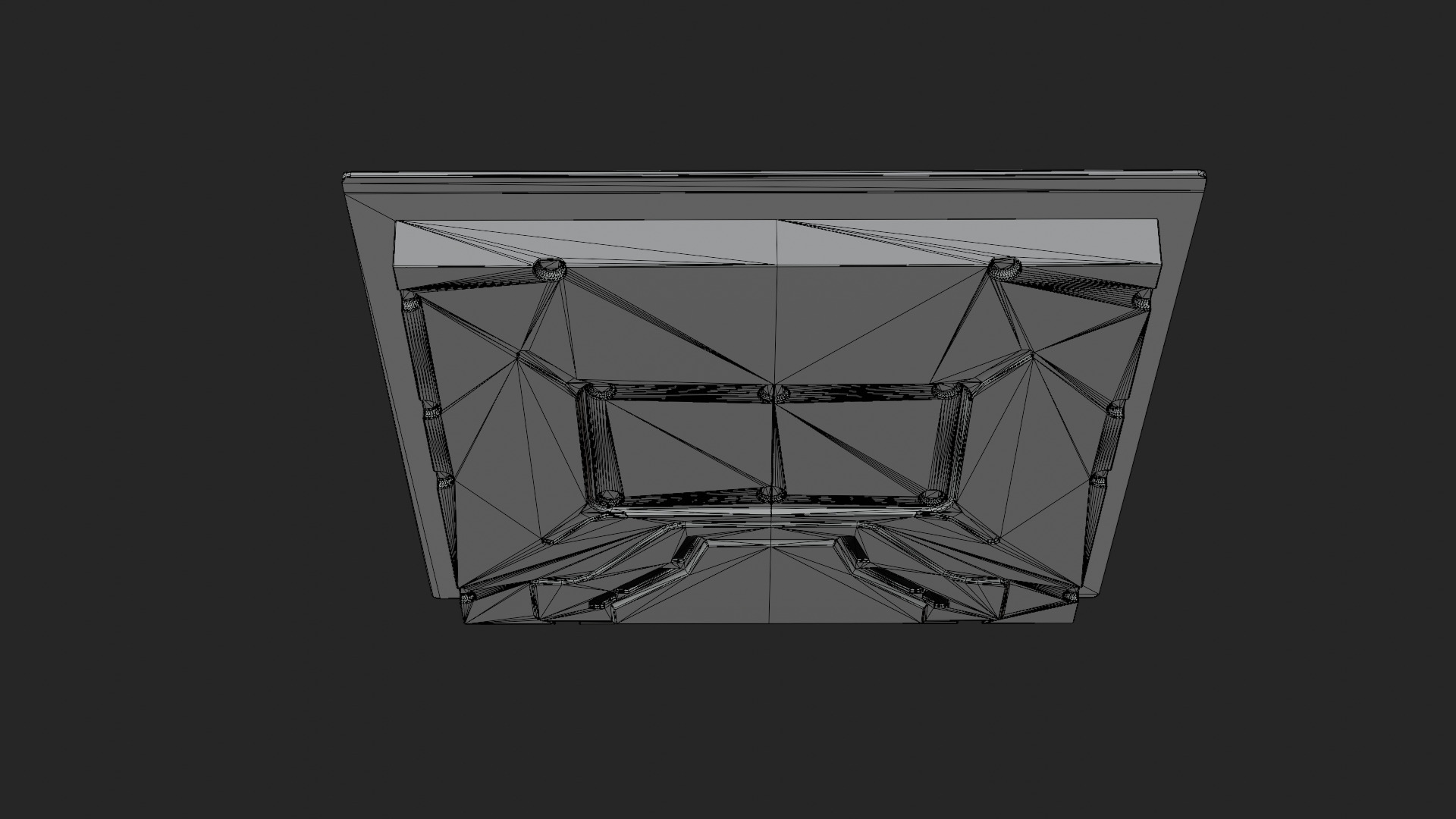 Hansa BHIW67323 inductive cooktop Low-poly 3D model_7