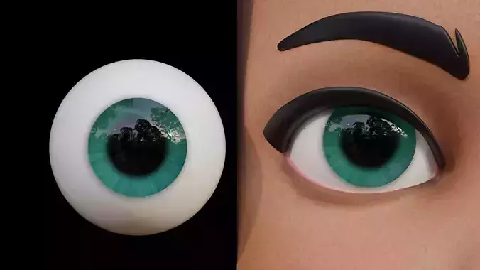 Cartoon eyes