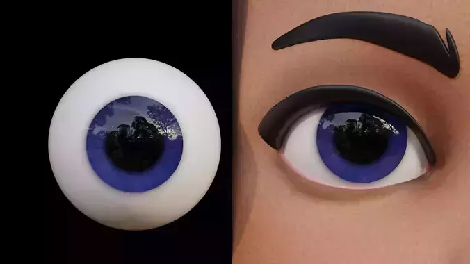 Cartoon eyes