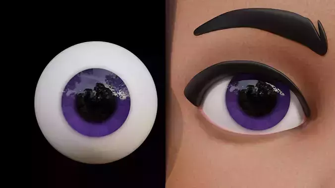 Cartoon eyes
