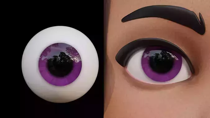 Cartoon eyes