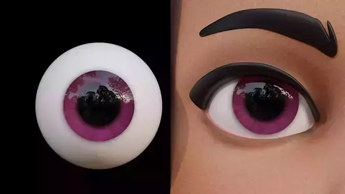 Cartoon eyes
