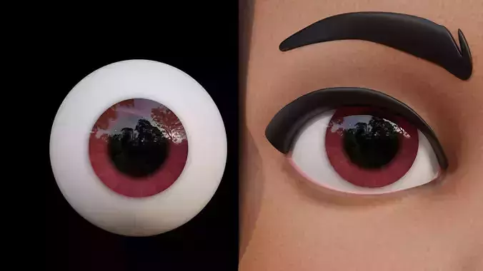 Cartoon eyes