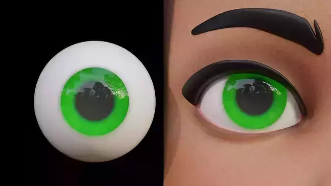 Cartoon eyes