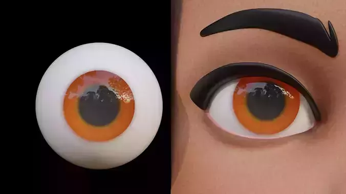 Cartoon eyes