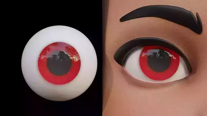 Cartoon eyes