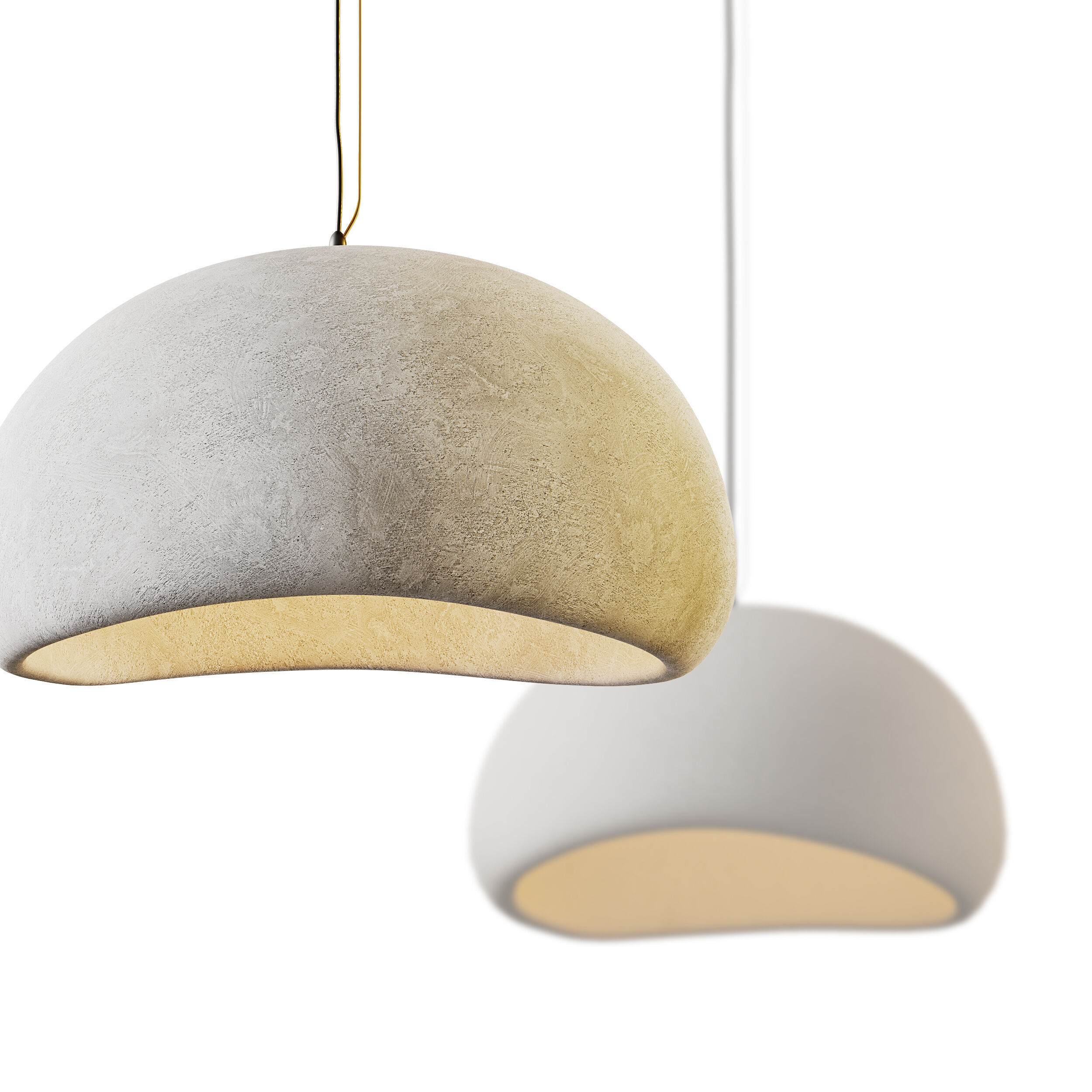 Wabi Sabi Pendant Light B 3D model_3