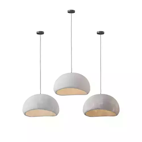 Wabi Sabi Pendant Light B 3D model