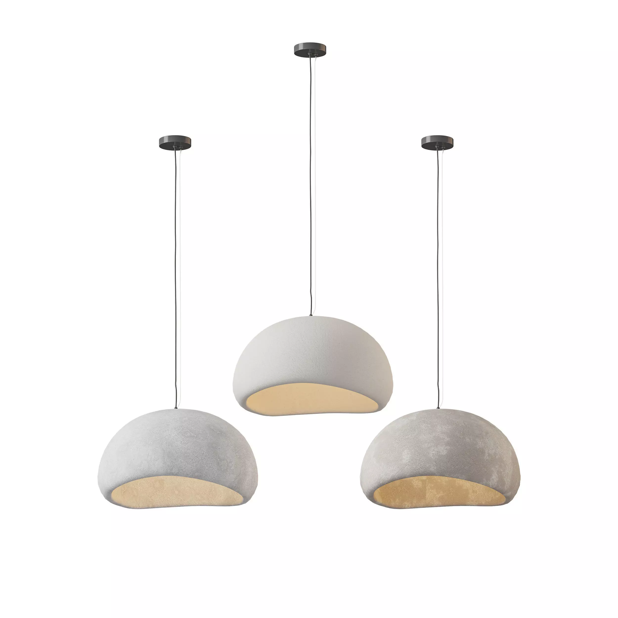 Wabi Sabi Pendant Light B 3D model_0