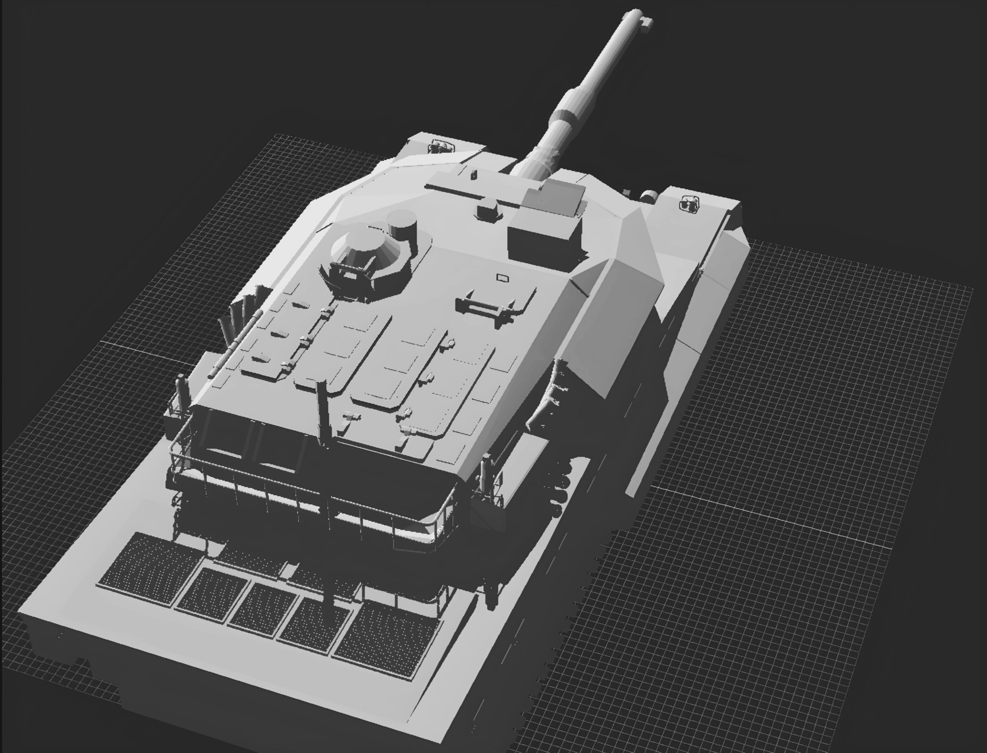 Type 90 g kai jgsdf 3D print model_4
